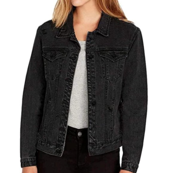 Buffalo David Bitton Jackets & Blazers - Buffalo David Bitton Womens Rigid Denim Jean Jacke